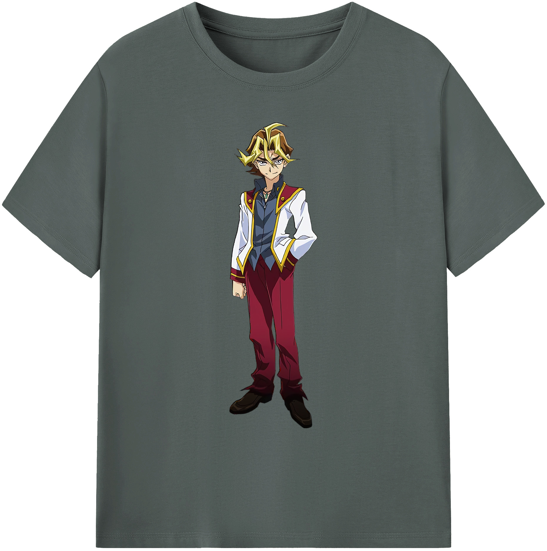 （画像用） 遊☆戯☆王 Yu-Gi-Oh! 綿100％ メンズ半袖Tシャツ｜肌触りやわらか＆通気性
